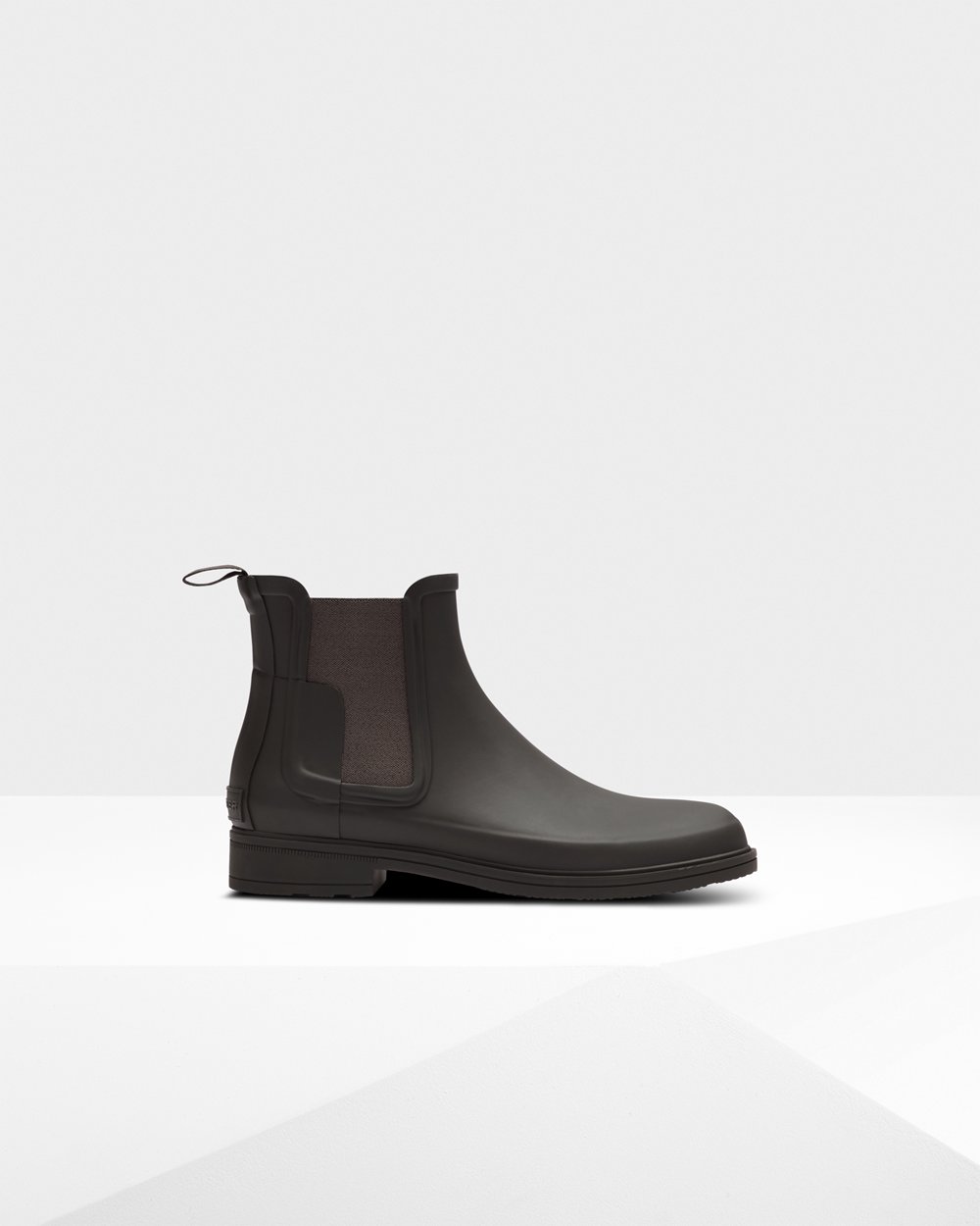 Mens Hunter Refined Slim Fit - Chelsea Boots Dark Grey - 1903-SFANM